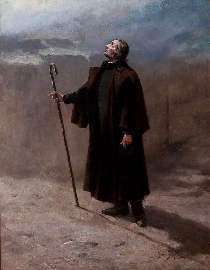 Mickiewicz come pellegrino - Museo Nazionale Cracovia